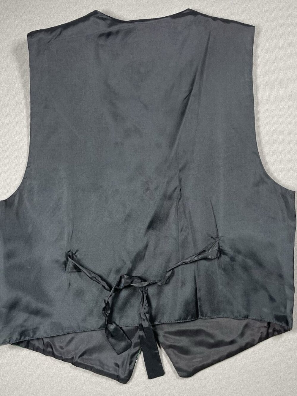 Paul Harris Design USA Green Christmas Holiday Printed Vest - Women Size Small - Picture 7 of 16